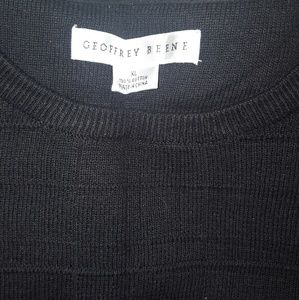 Mens XL Geoffrey Beene Black Sweater